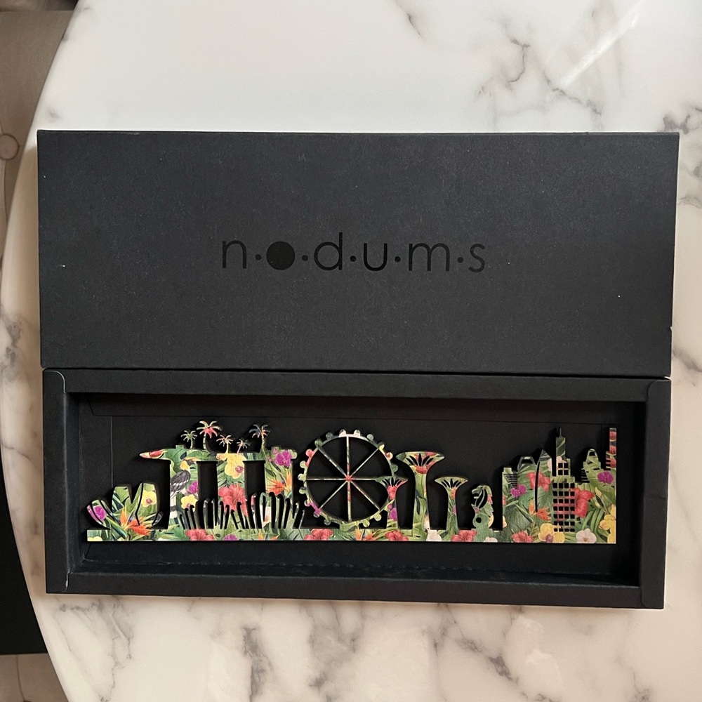 Singapore skyline laser cut art new in box